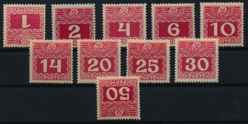 österreich 1910 porto - Österreich,