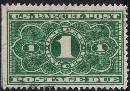 Briefmarke usa 1912 paket - usa,, paket-