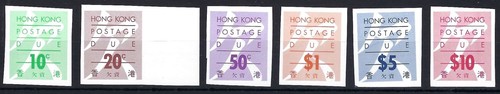 Hongkong portomarken mi - a),