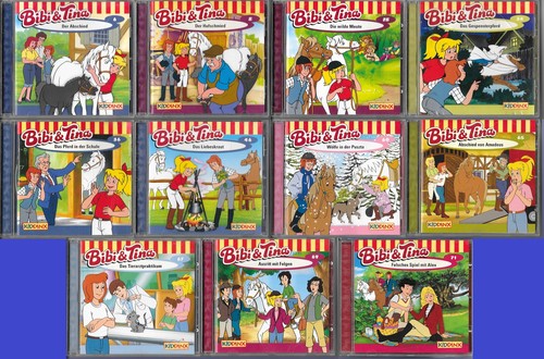Bibi tina 11 verschiedene - cd,