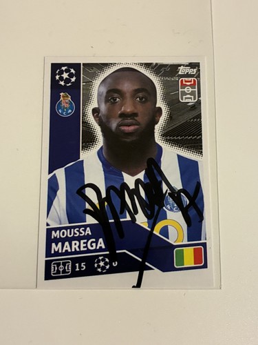 Moussa marega autogramm topps - moussa,