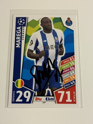 Moussa marega autogramm topps - moussa,