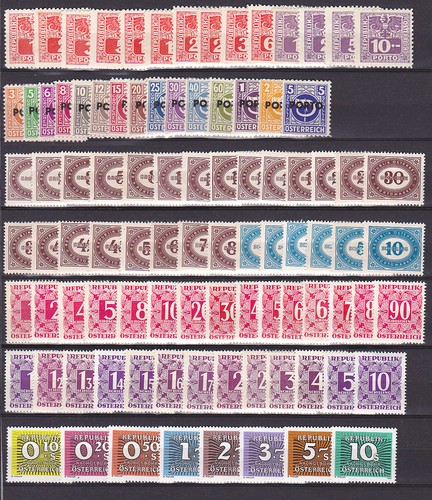 österreich porto 1945 - Österreich-porto, pf**
