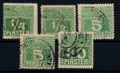 Levante porto 1908 5stk - 1908-,