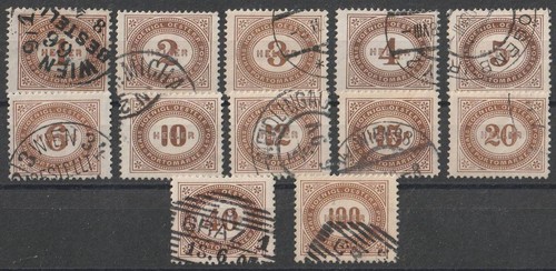 österreich portomarken 1900 - Österreich,