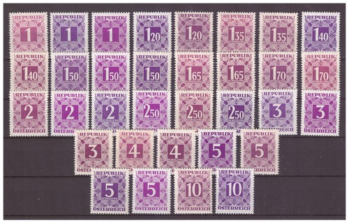 österreich porto 232 - Österreich:, nr.232-59